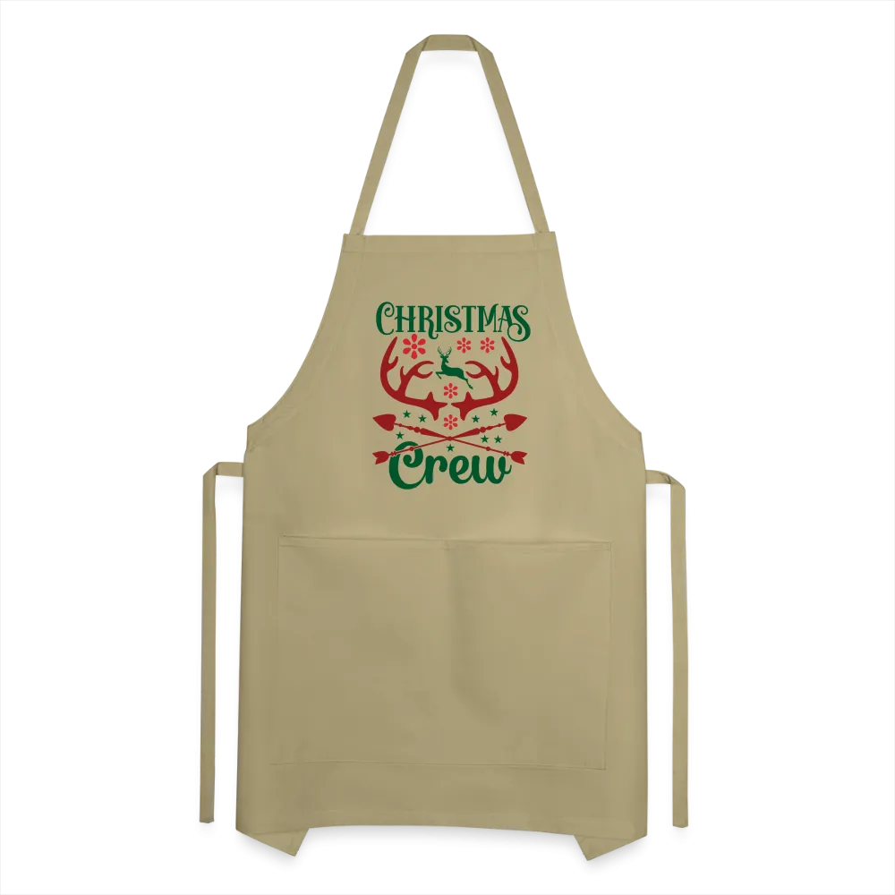 Christmas Crew Apron - Reindeer Antlers & Hearts