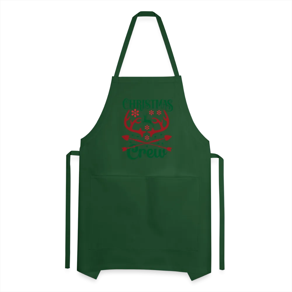 Christmas Crew Apron - Reindeer Antlers & Hearts