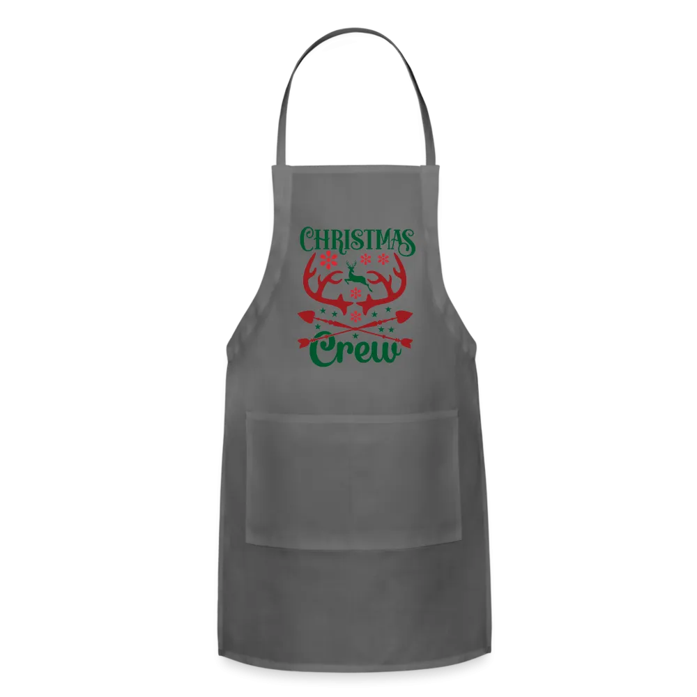 Christmas Crew Apron - Reindeer Antlers & Hearts