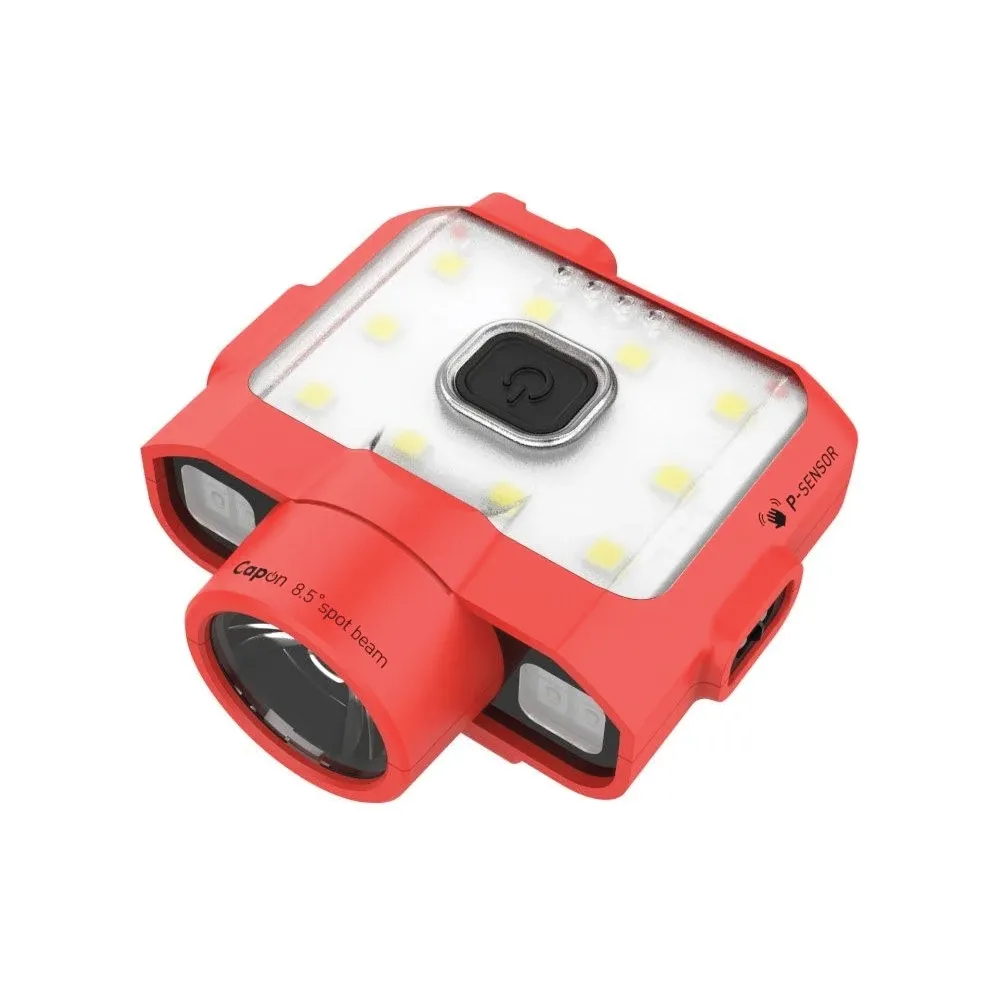 Claymore Capon 120D LED Lantern Rechargeable Cap Light - Red