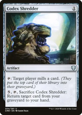 Codex Shredder (CMR-304) - Commander Legends [Uncommon]