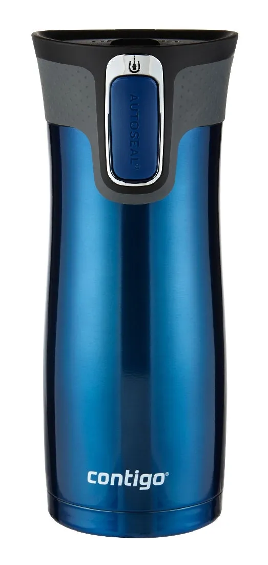 Contigo West Loop 'autoseal' Mug - Monaco Blue 473ml