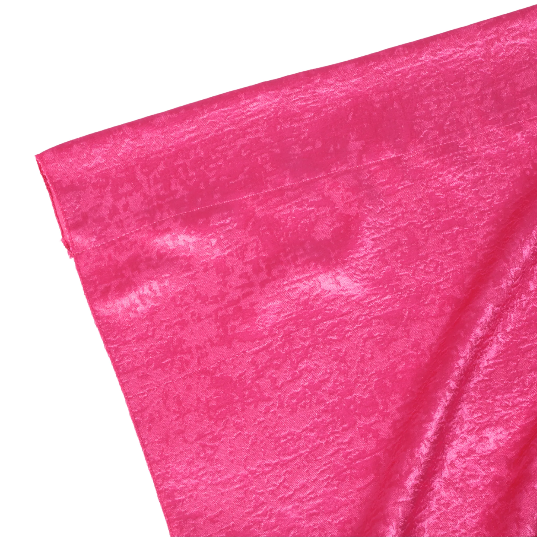 Crinkle Shimmer 12ft H x 52" W Drape/Backdrop Panel - Fuchsia