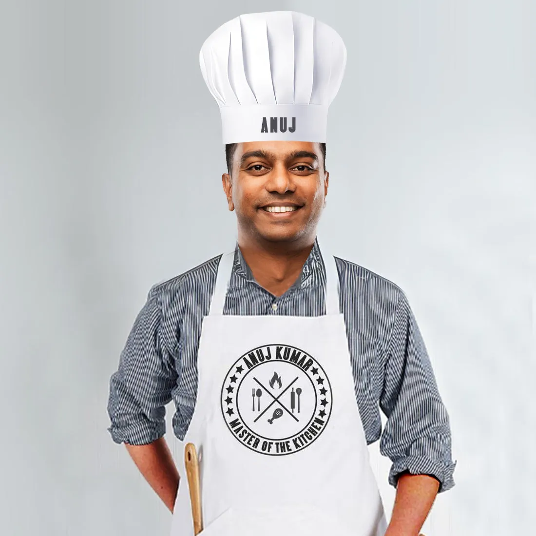 Custom Made Kitchen Apron for Mens Baking - Kitchen Master