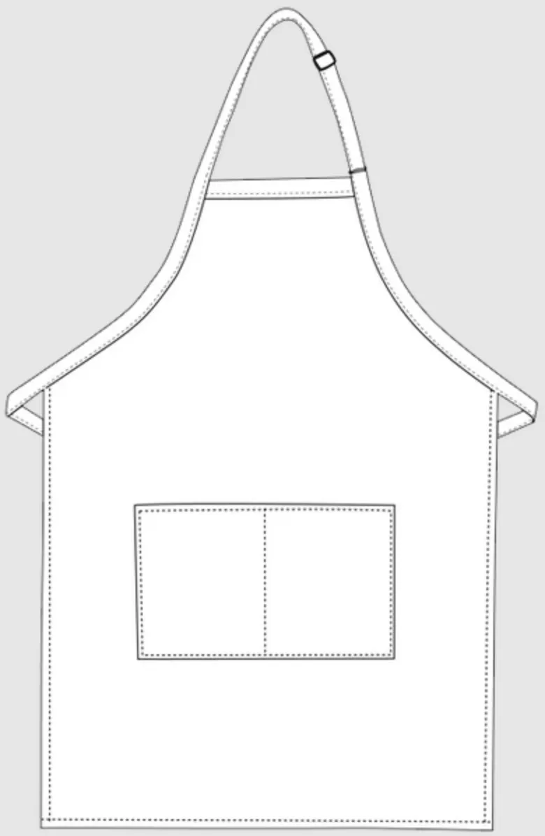 Deluxe Butcher Adjustable Apron (2 Pockets)