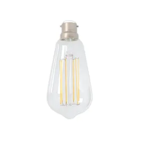 Dimmable LED Pear Squirrel Filament Bulb - B22 (Clear) 4w