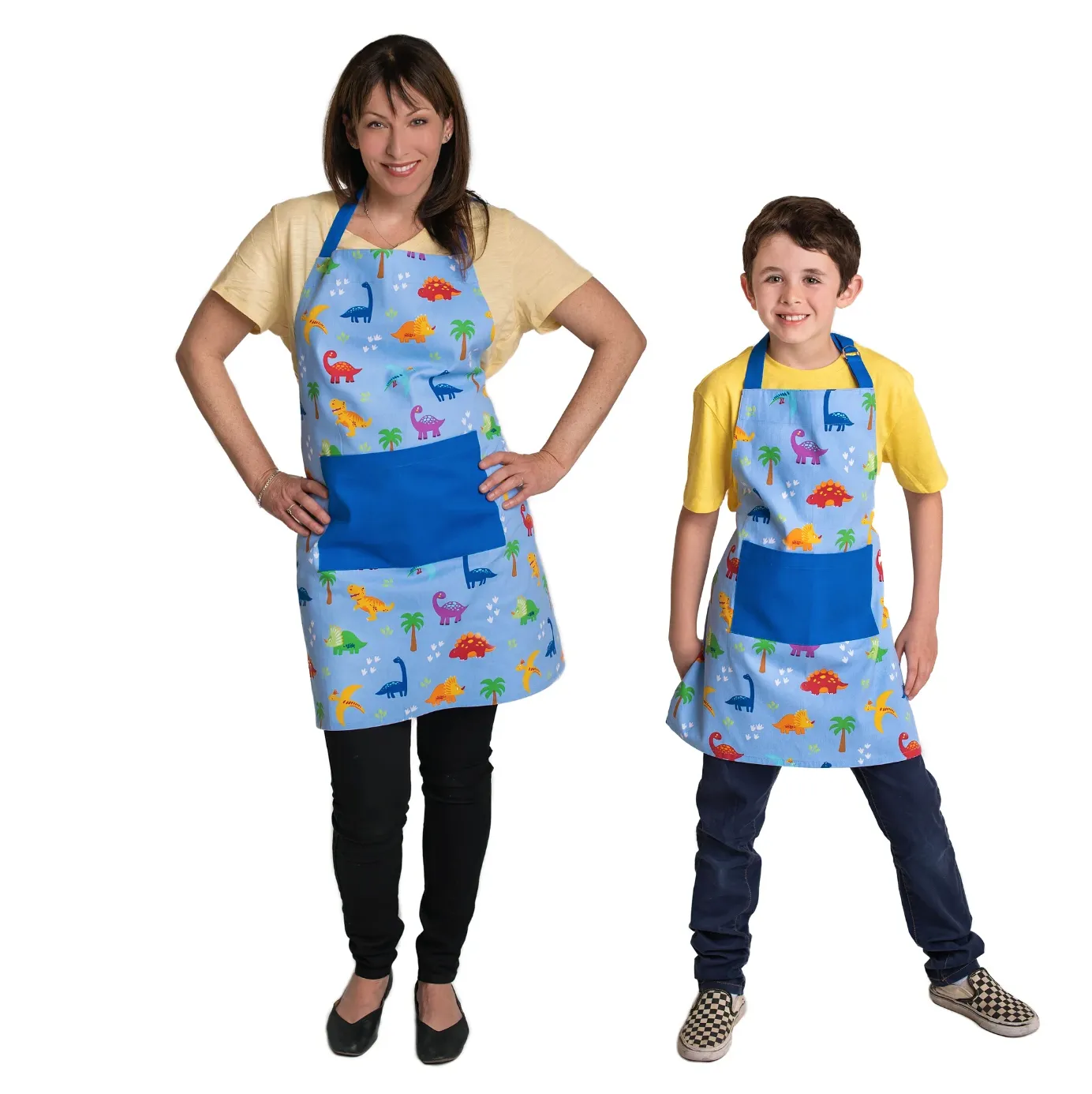 Dinosaur Adult & Child Apron Set