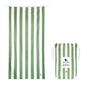 Dock & Bay Cabana Beach Towel - Cayman Olive - XL