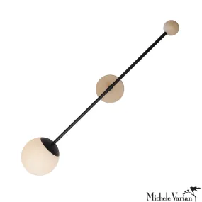 Dot Segment Sconce Light Black