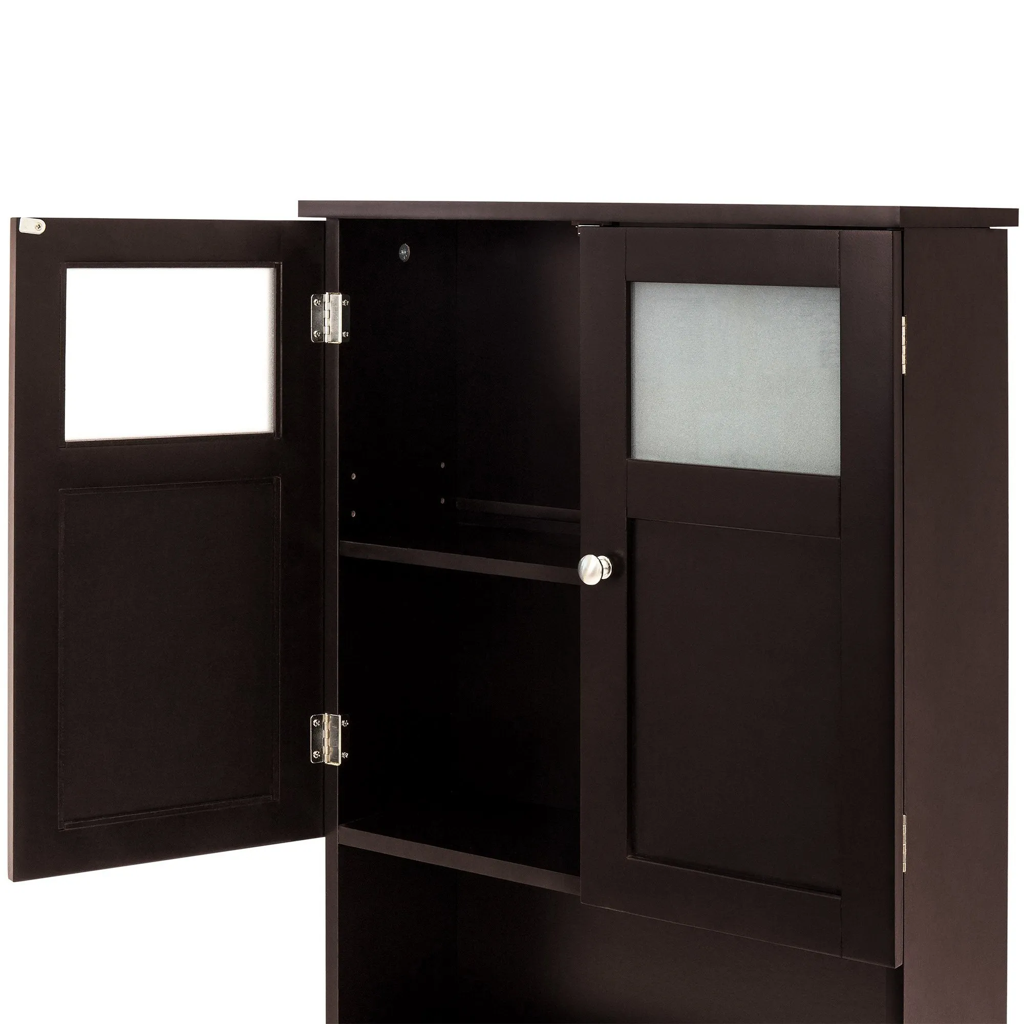 Double Door Over-the-Toilet Bathroom Storage Cabinet