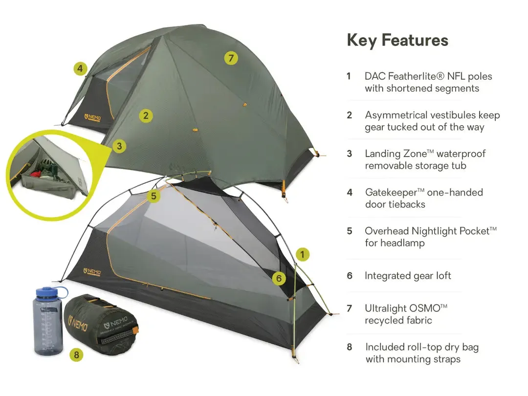 Dragonfly™ Bikepack OSMO™ Backpacking Tent - 1 Person