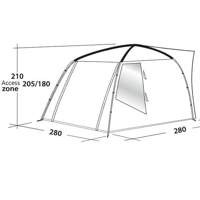 Easy Camp Fairfields Driveaway Campervan Awning