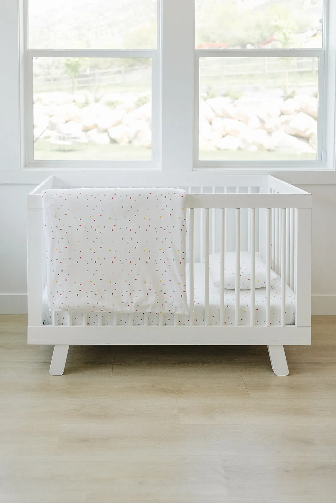 Ecolino® Duvet Cover, 100% Organic Cotton, Crib or Toddler, Dots