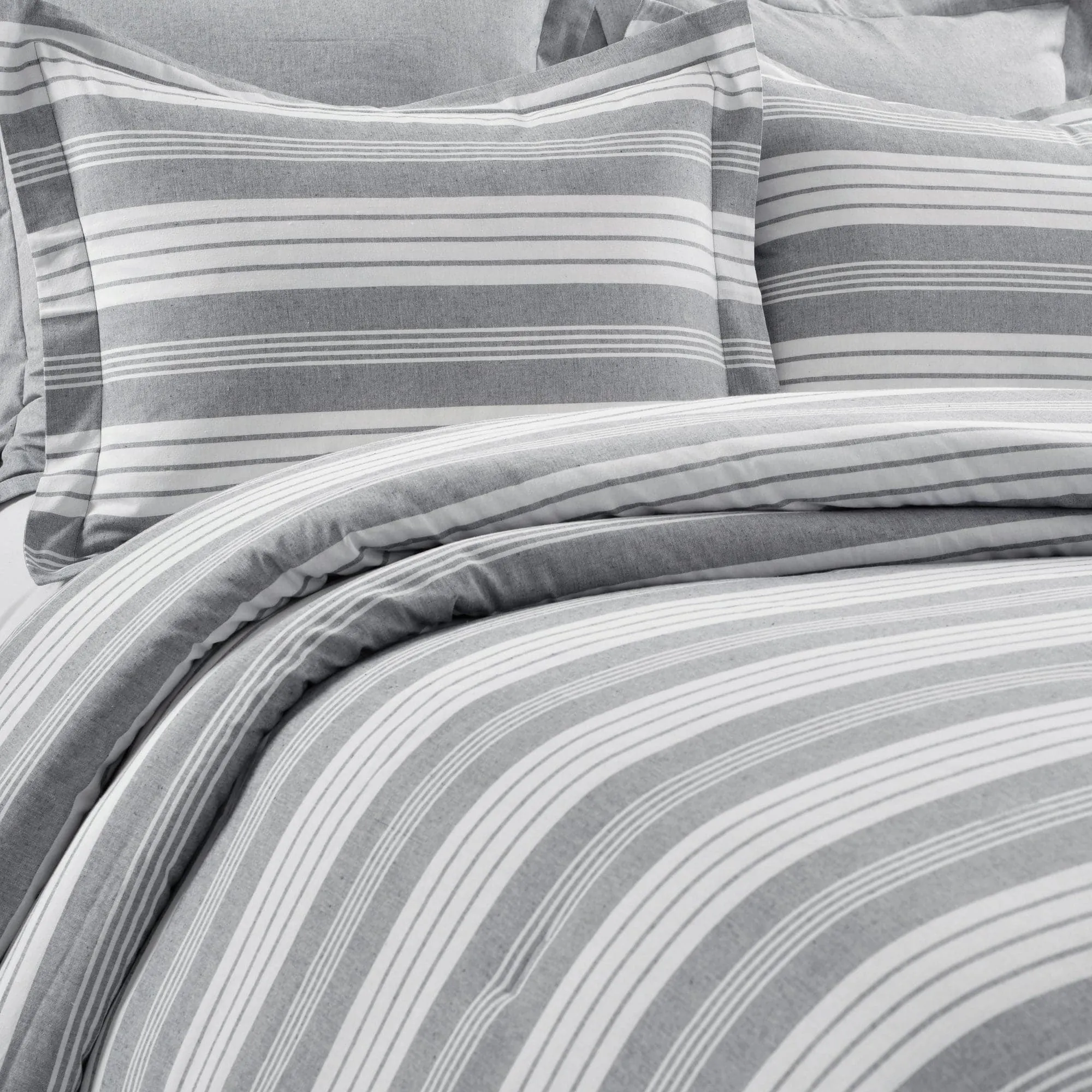 Farmhouse Yarn Dyed Stripe Comforter 5 Piece Set