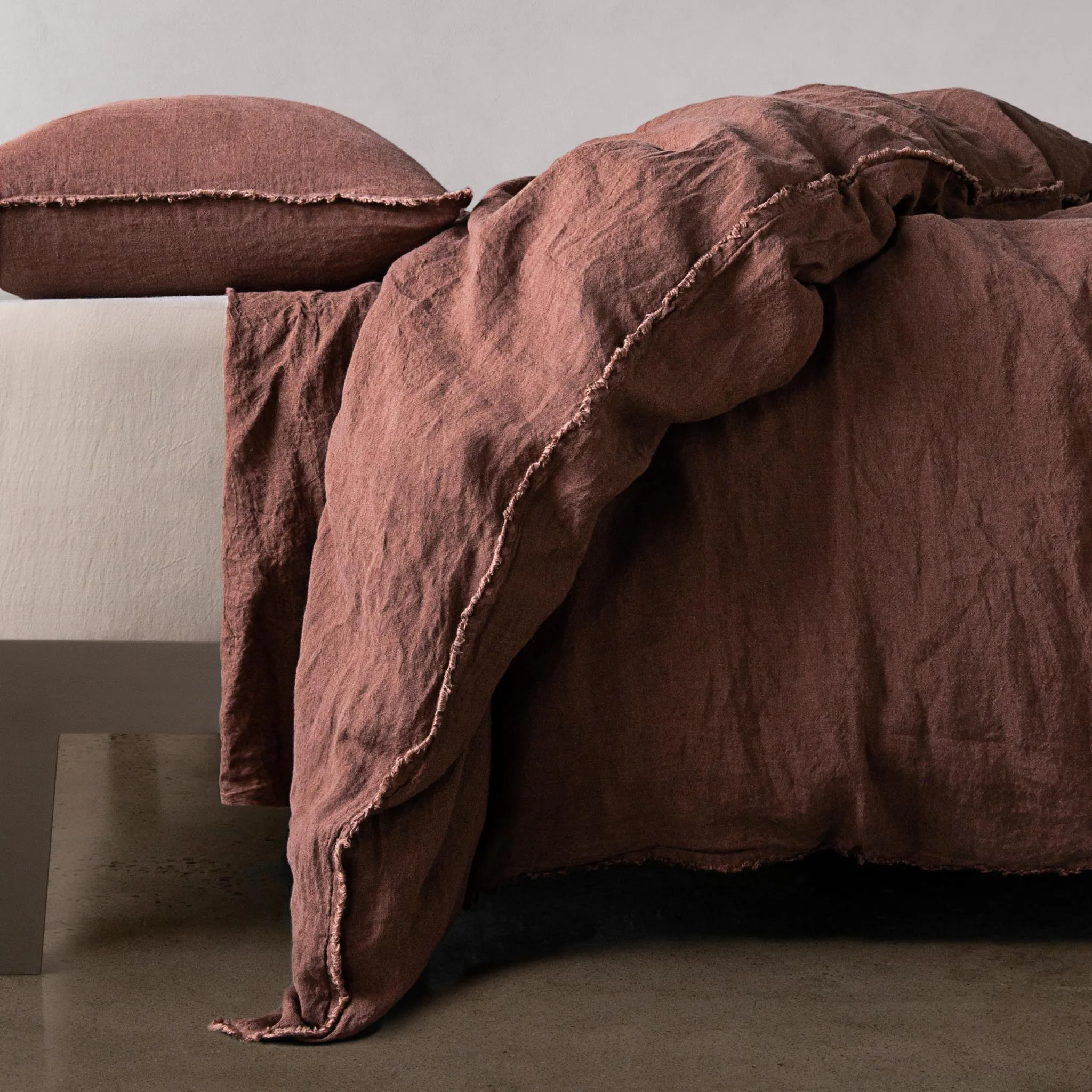 Flocca Linen Duvet Cover - Moro