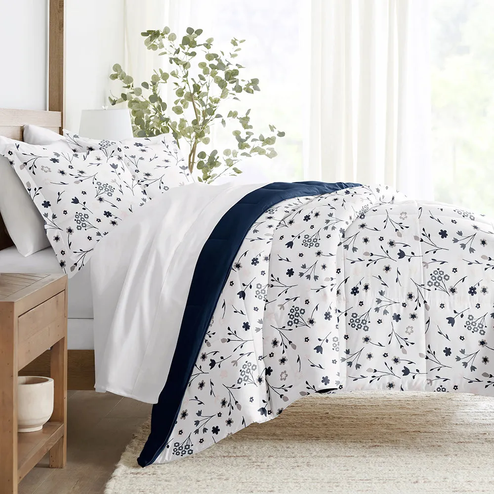 Forget Me Not Reversible Down-Alternative Comforter Set - 12 Days of Deals