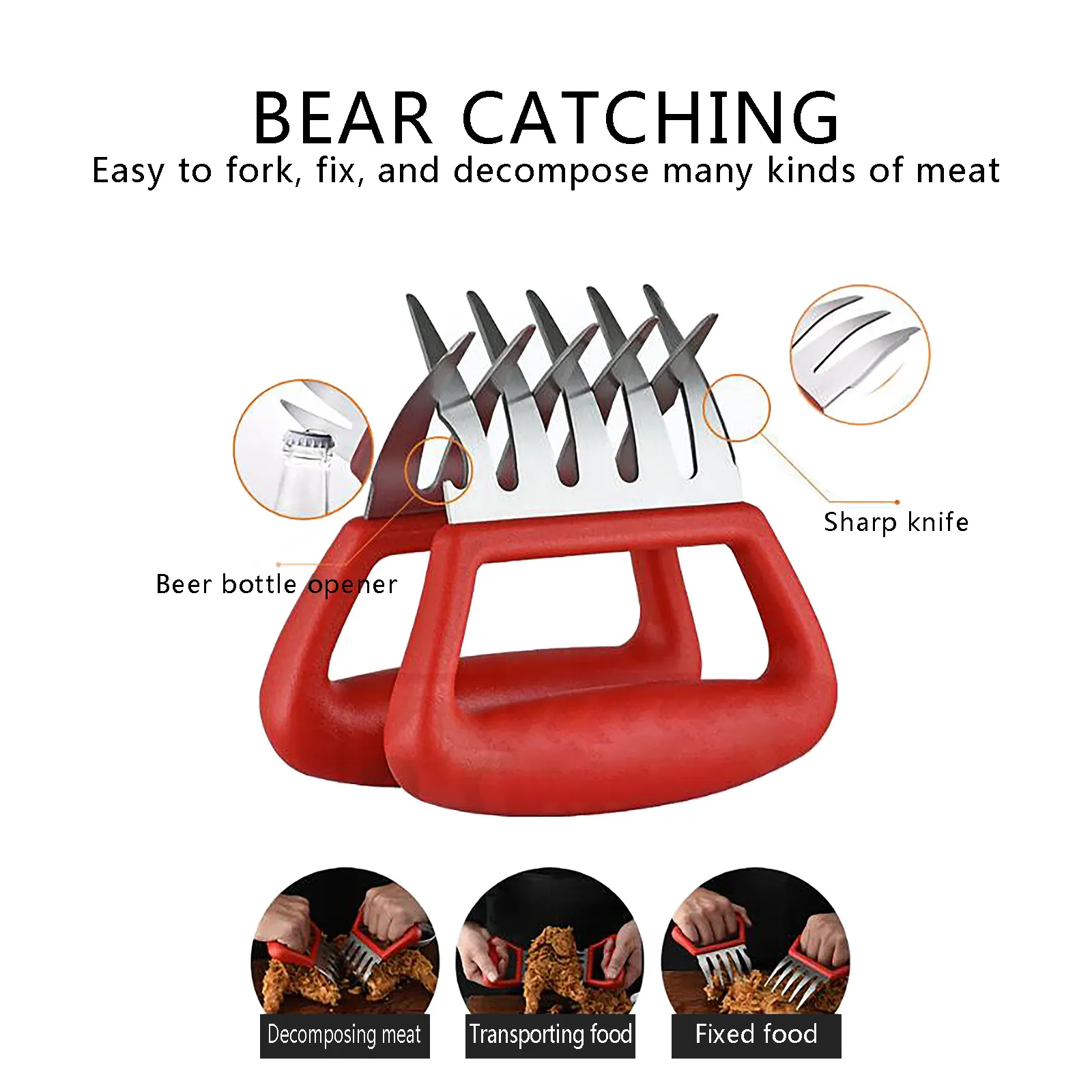 Funki Buys | Meat Claws | Stainless Steel Meat Shredder Claws