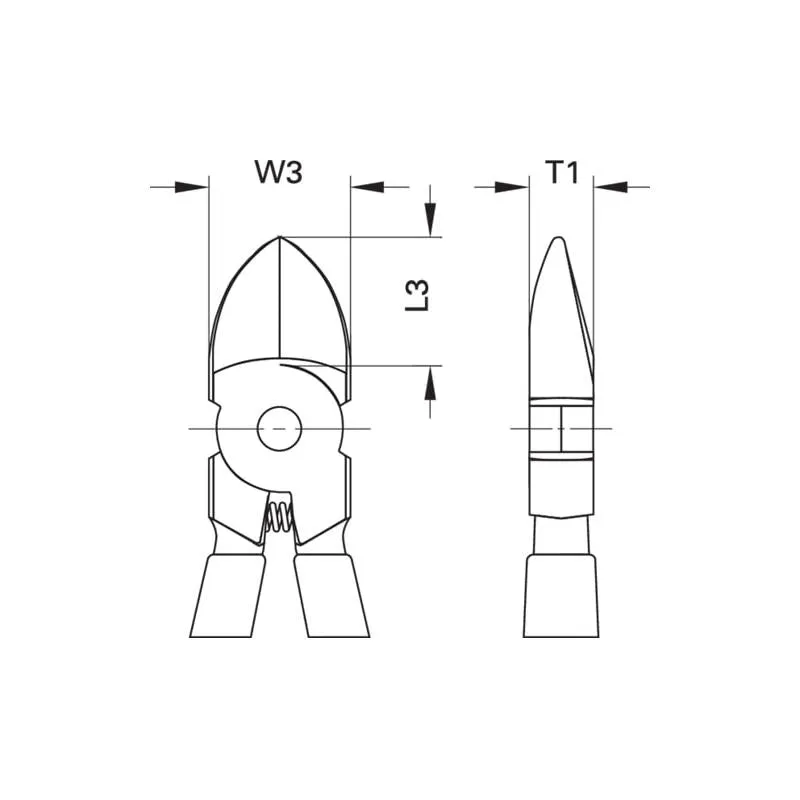 Gedore 6745910 Side cutter 125 mm