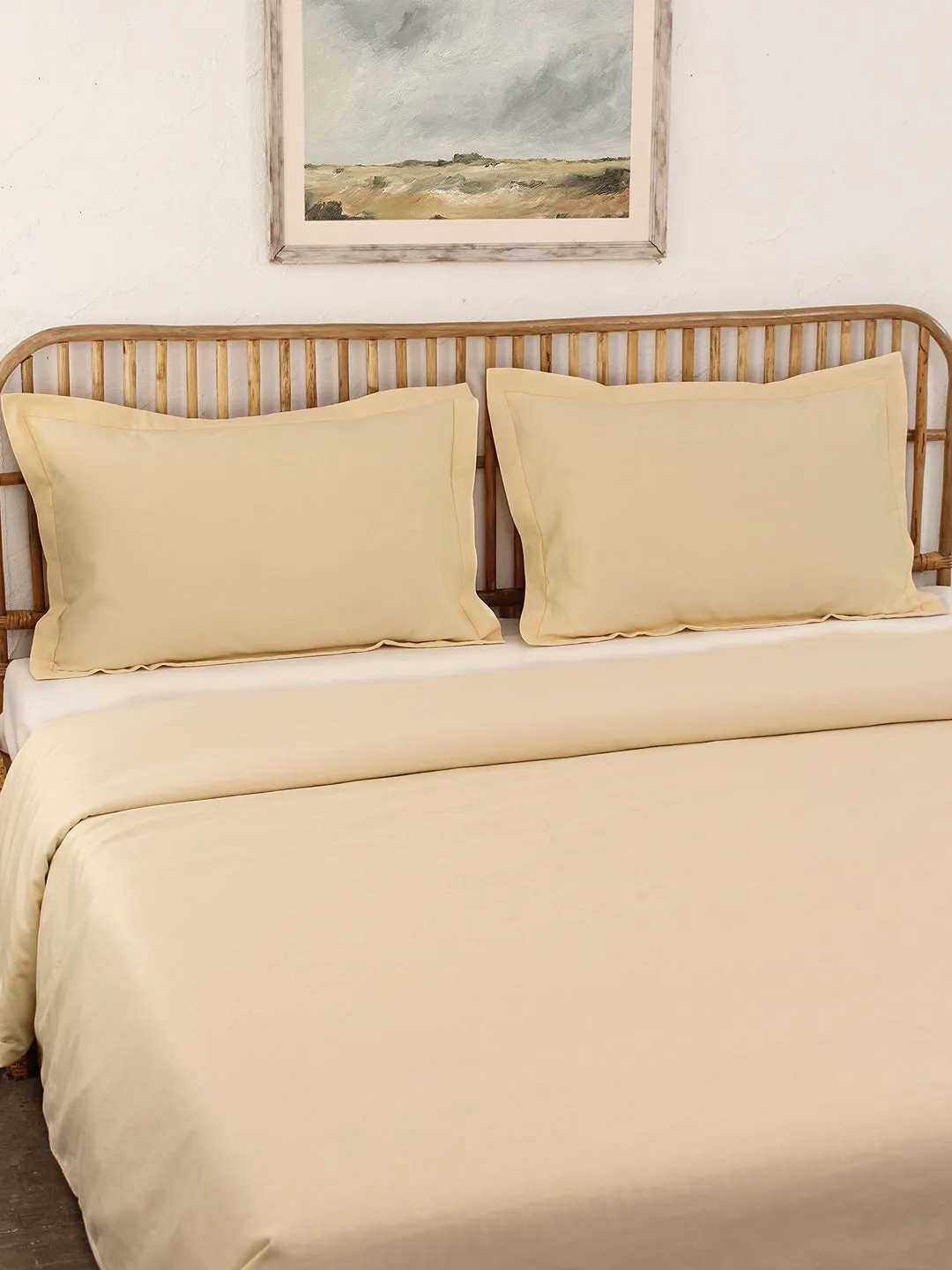 Ginger Single Duvet Cover (Beige)