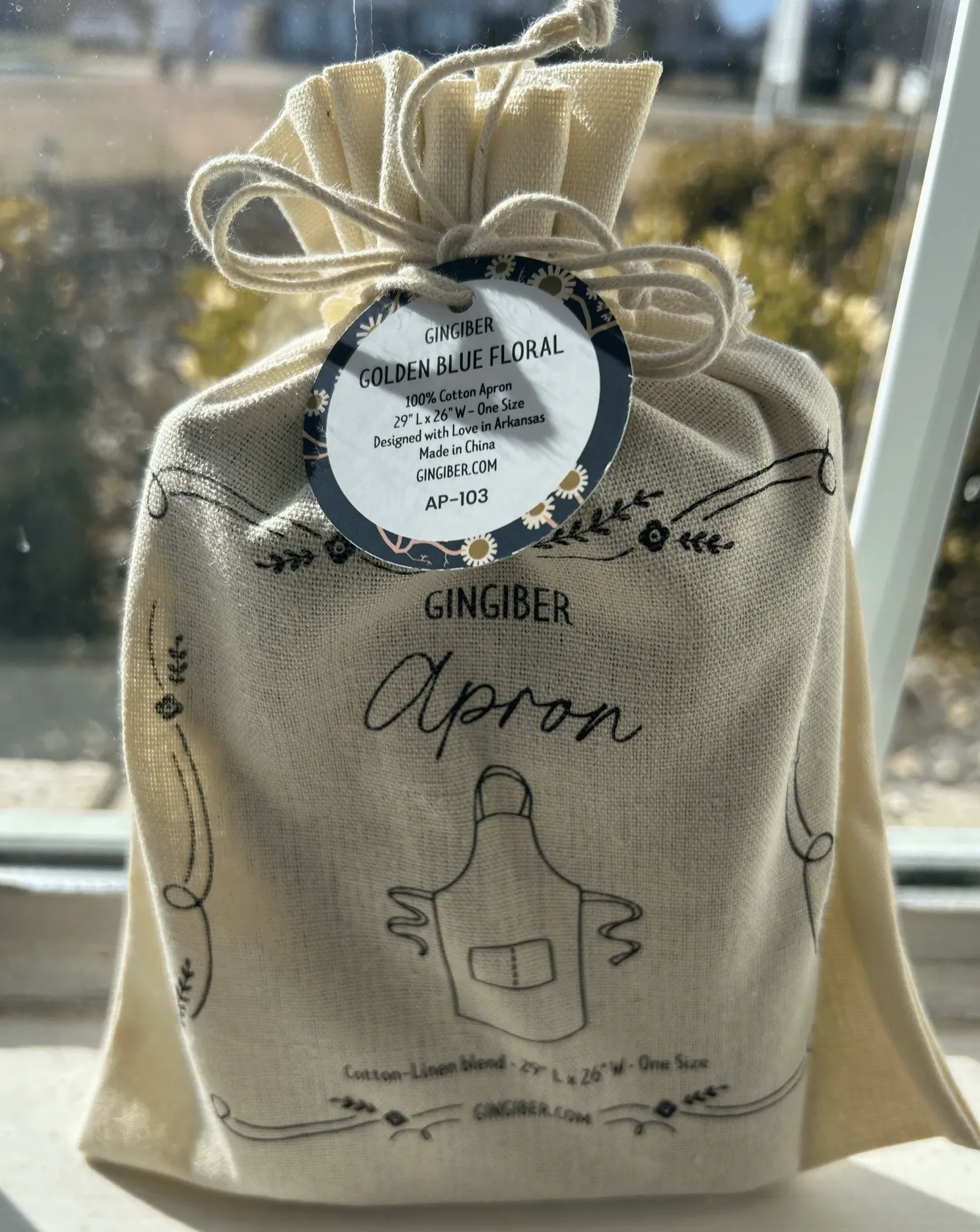 Gingiber Apron - Floral Bouquet