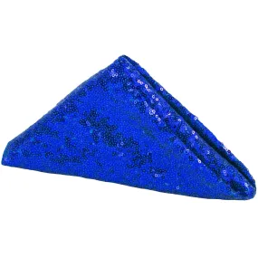 Glitz Sequin Napkin 20"x20" - Royal Blue