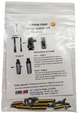 Guidon Staff Repair Kit