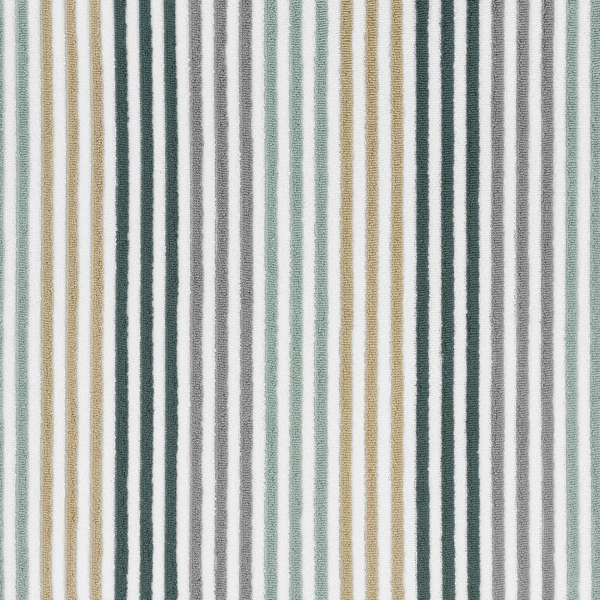 Hanover Striped Cotton Towel - Seagrass