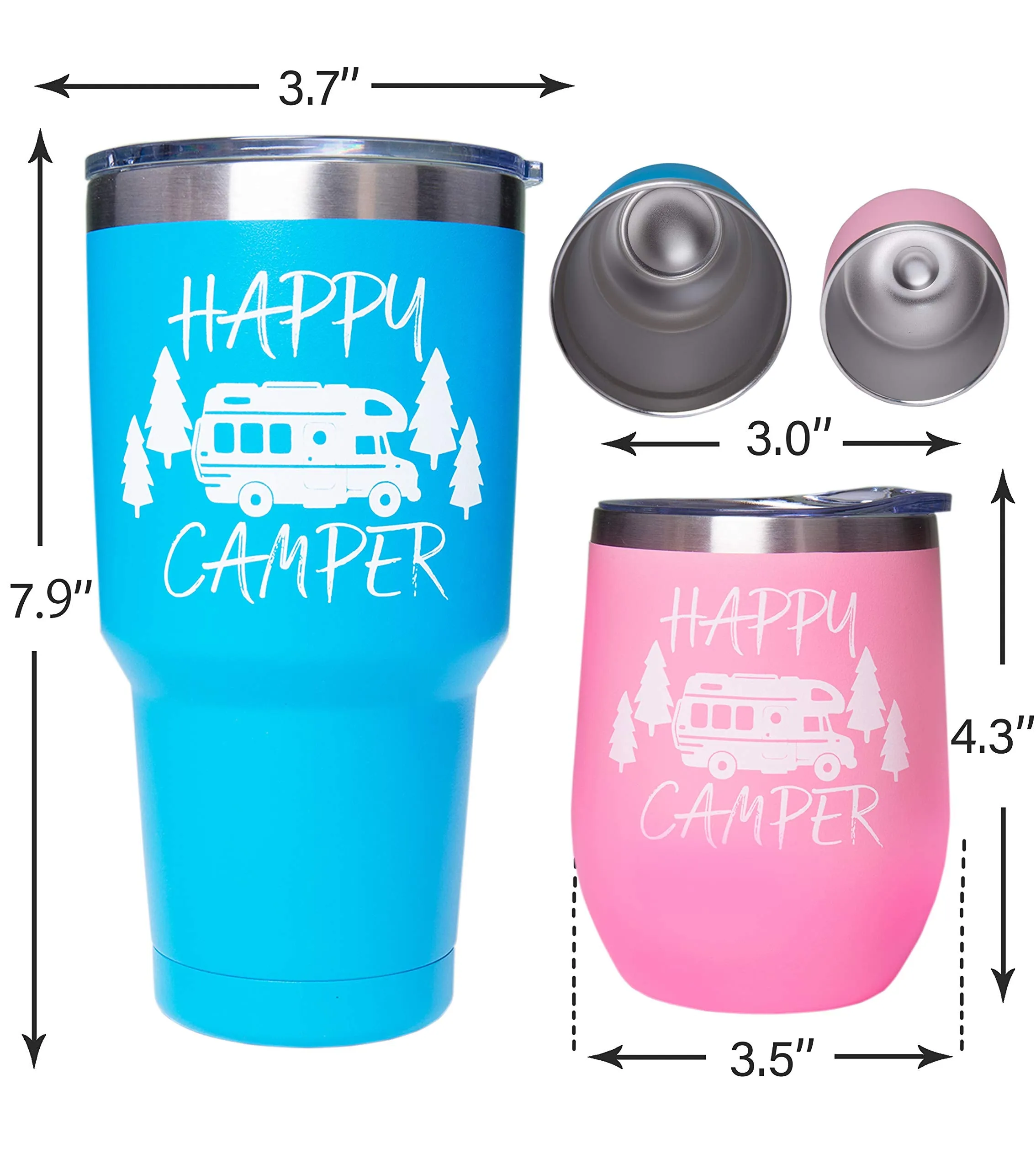 Happy Camper Gifts for Couples,Gifts for Camping,Camping Present Set,Camper Gift Ideas