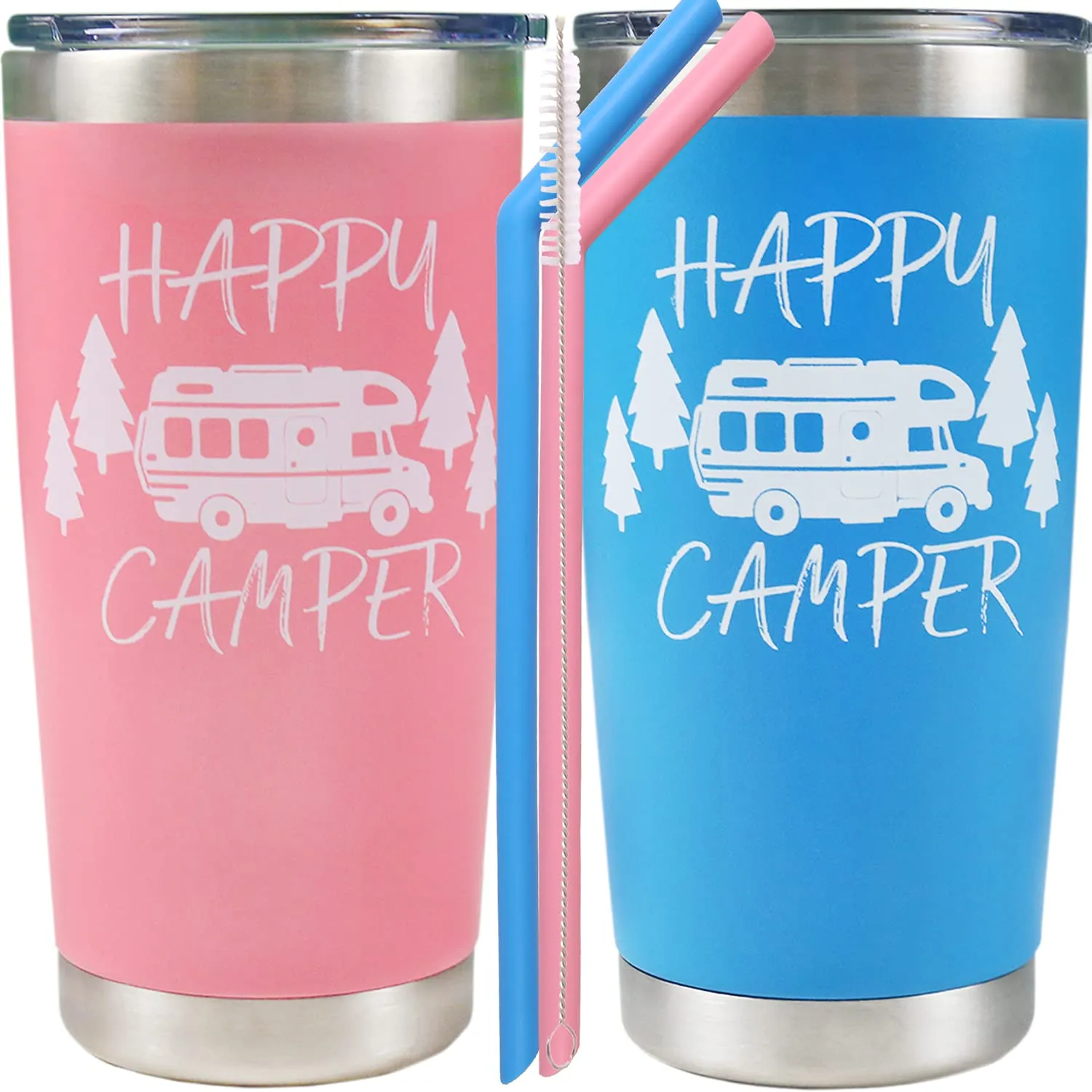 Happy Camper Gifts for Couples,Gifts for Camping,Camping Present Set,Camper Gift Ideas