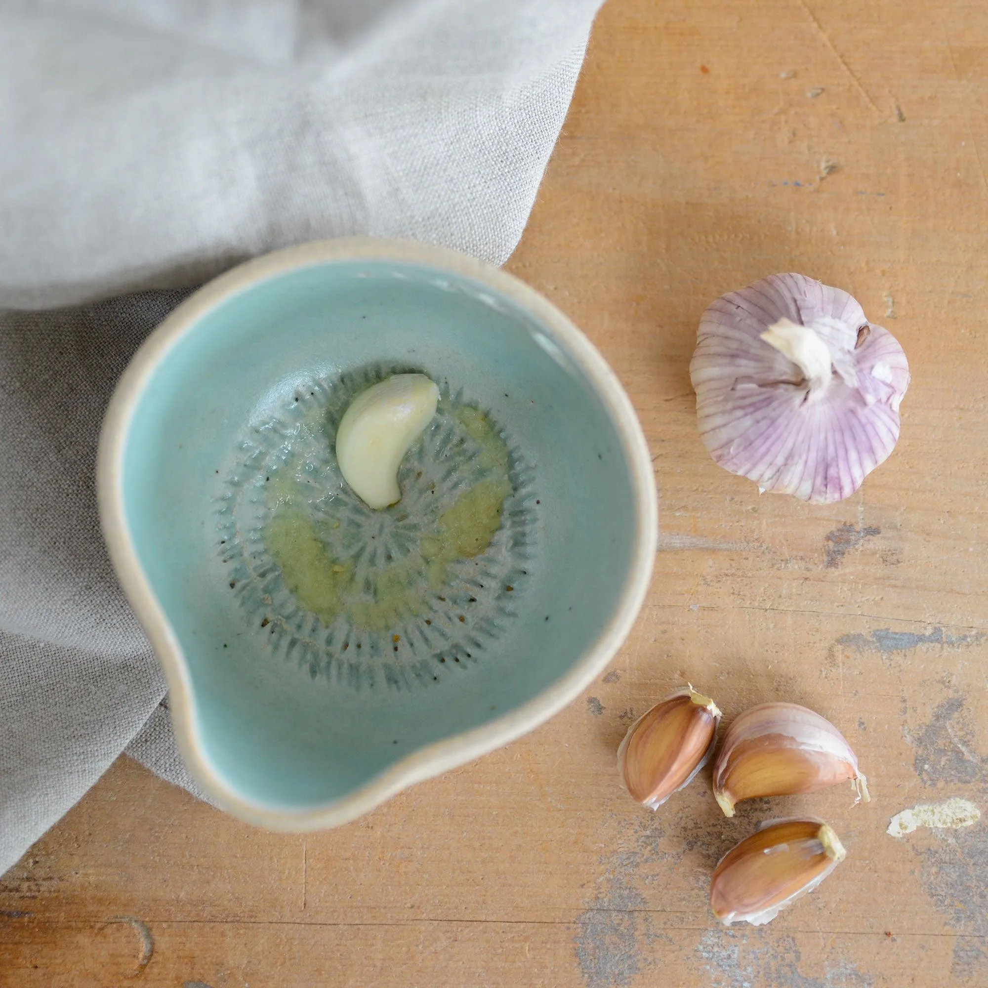 Herb Shredder Bowl Stone Series By Habulous Ceramics