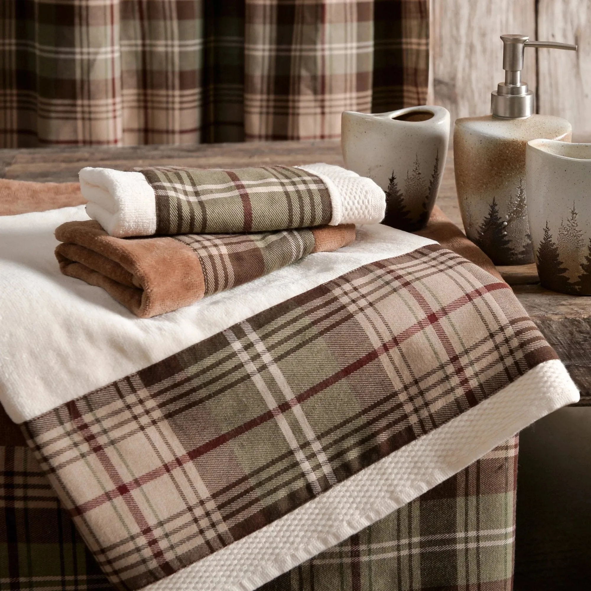 Huntsman Plaid 3PC Towel Set