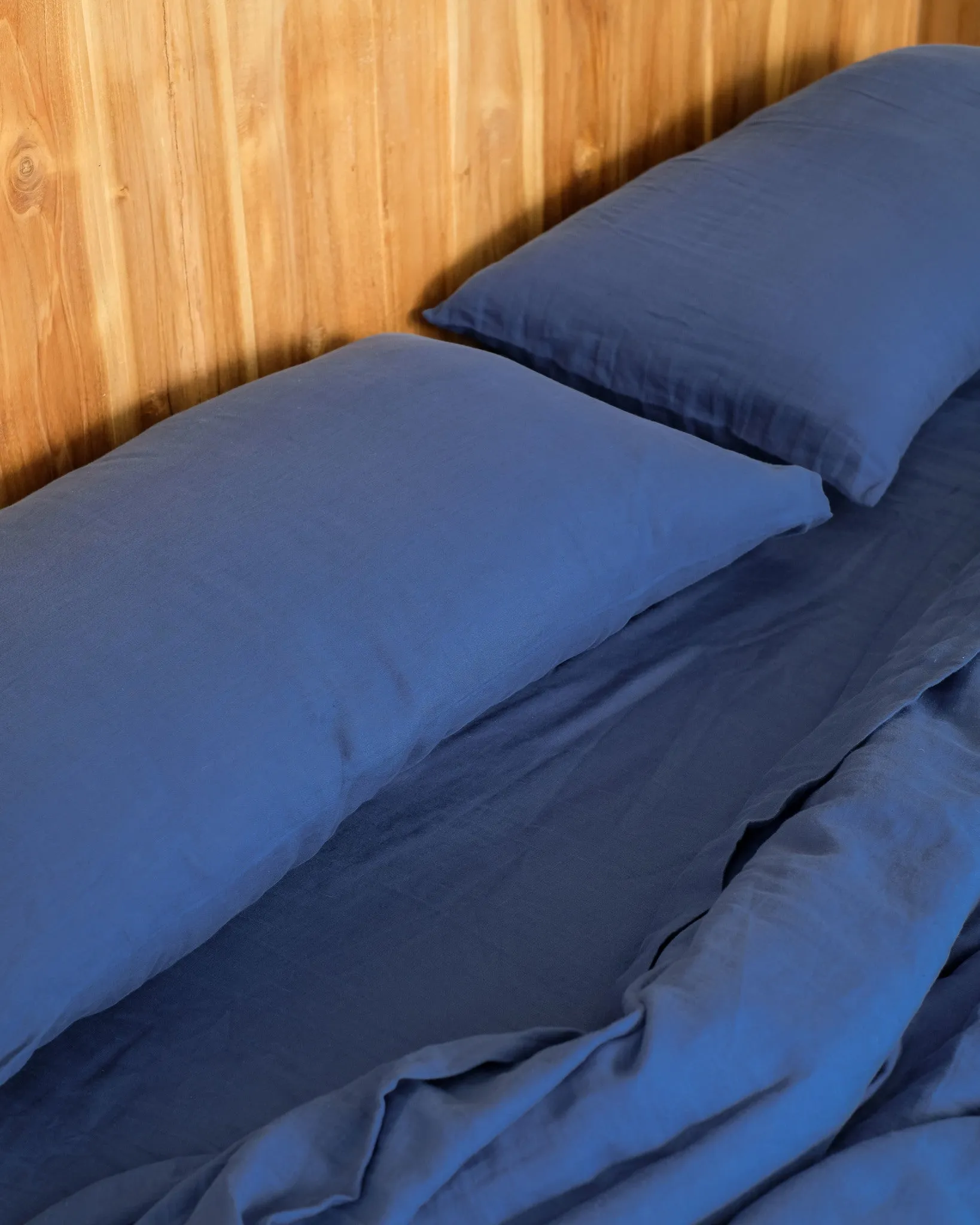 Indigo Linen Duvet Cover