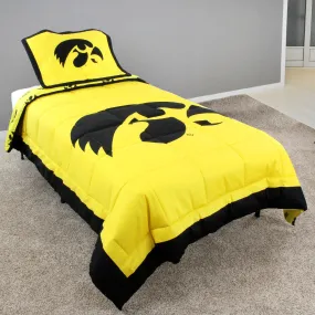 Iowa Hawkeyes Reversible Cotton Comforter Set