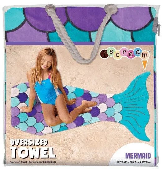 Iscream Mermaid Oversized Towel