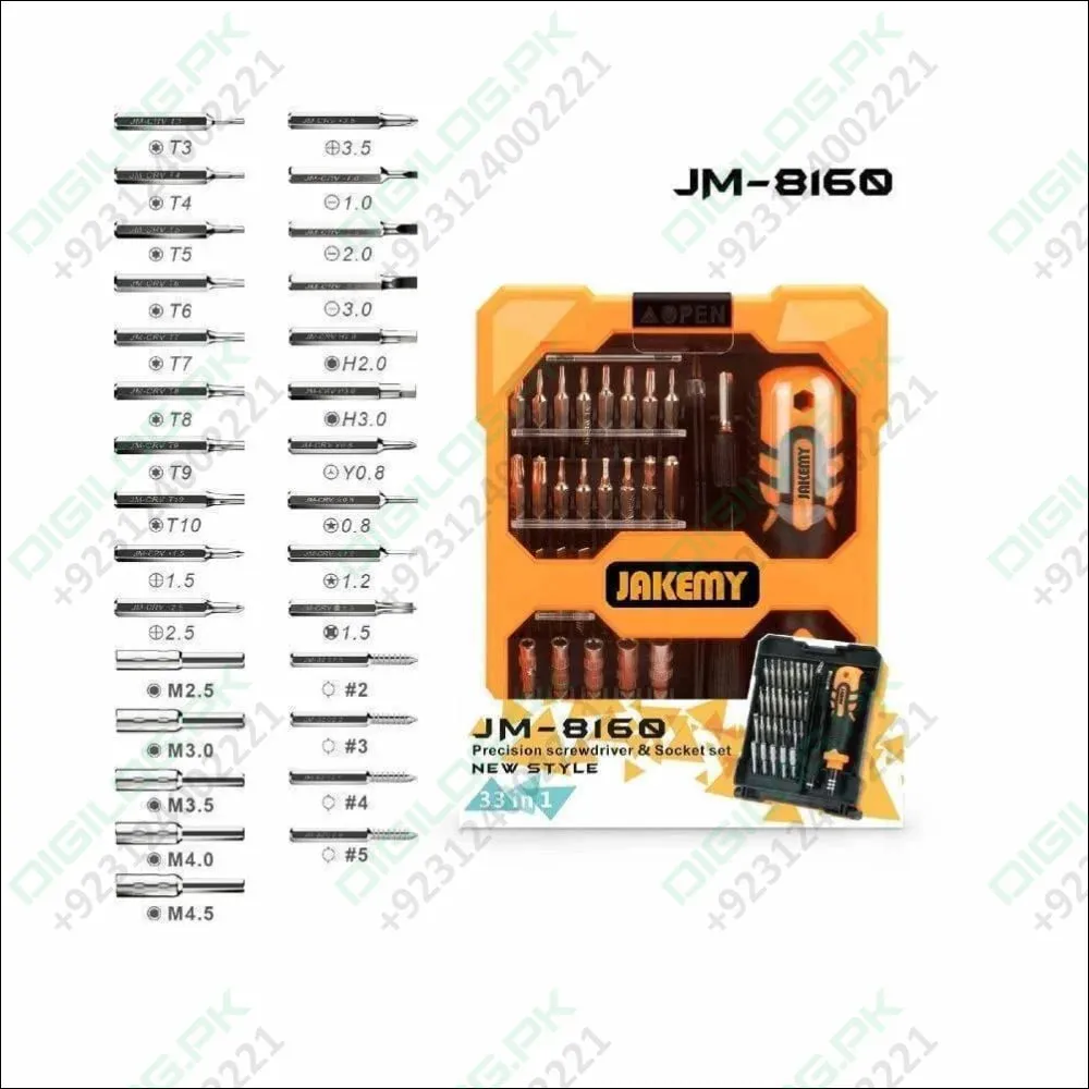 Jm8160 Jakemy 33 In 1 Multifunctional Diy Screwdriver Set Jm-8160 Jm 8160