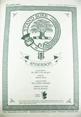 Johnstone Clan Tea Towel