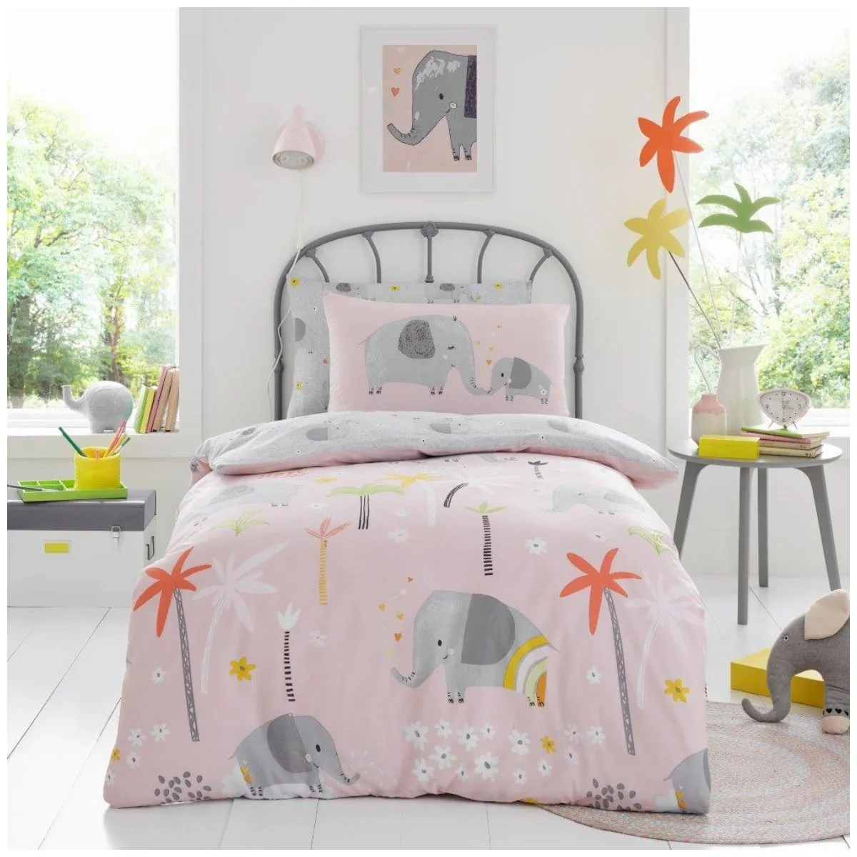 Kids Sheet Set Elephant Friends