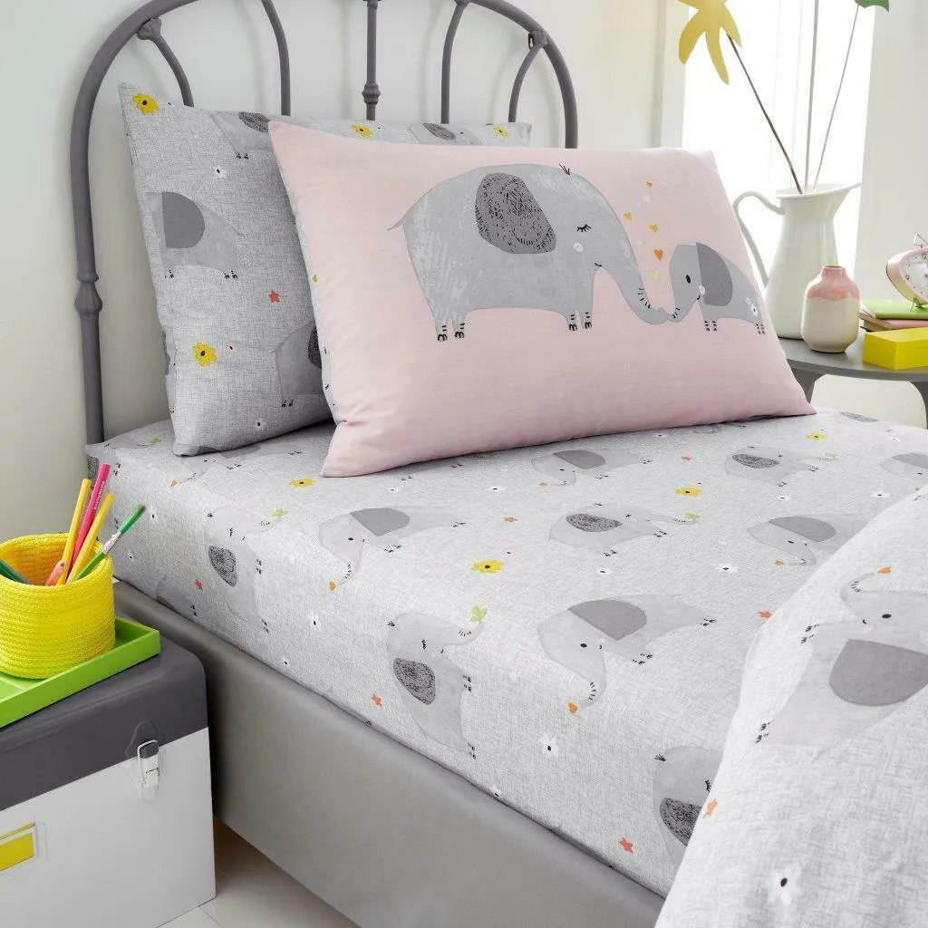 Kids Sheet Set Elephant Friends