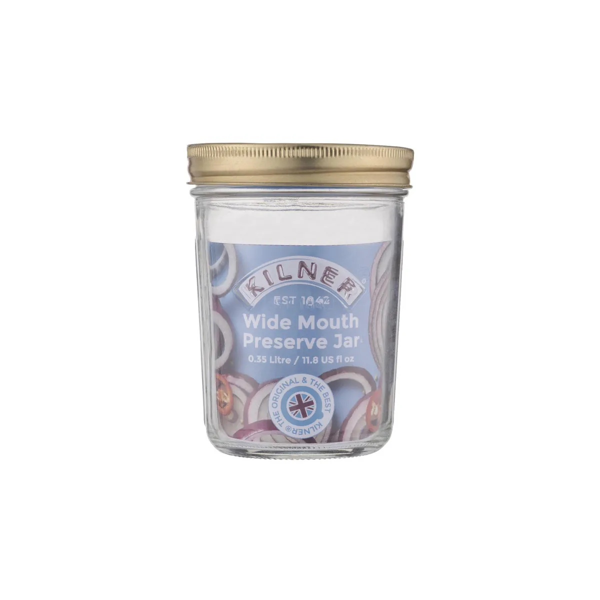 Kilner Wide Mouth Preserve Jar 350ml