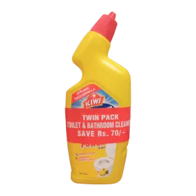 KIWI KLEEN BLEACH POWER TOILET CLEANER TWIN PACK 500ML