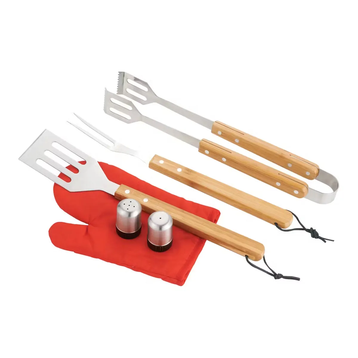 KLV-427 | BBQ Now Apron and 7 Piece BBQ set