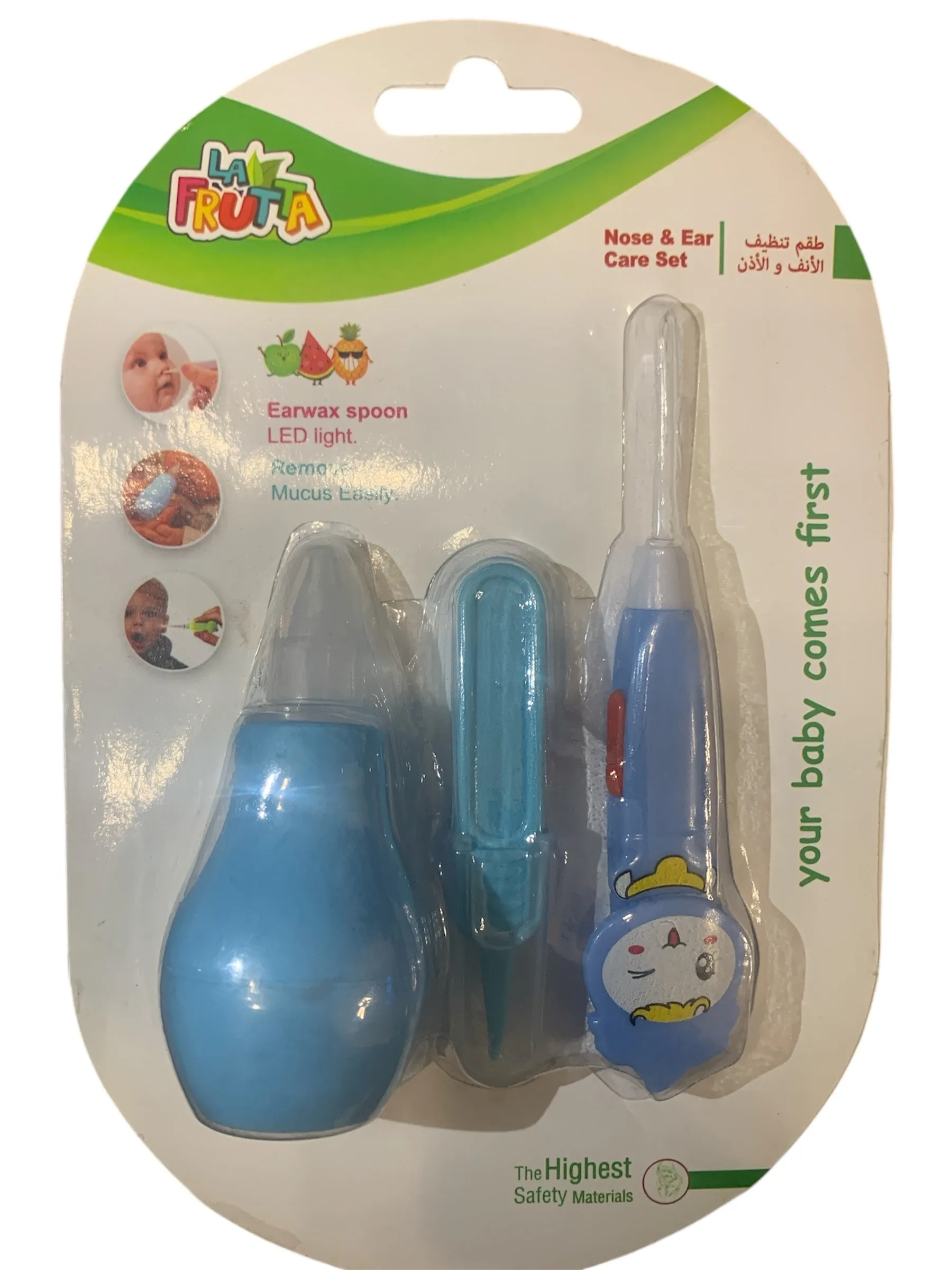 La Frutta nose & ear care set blue