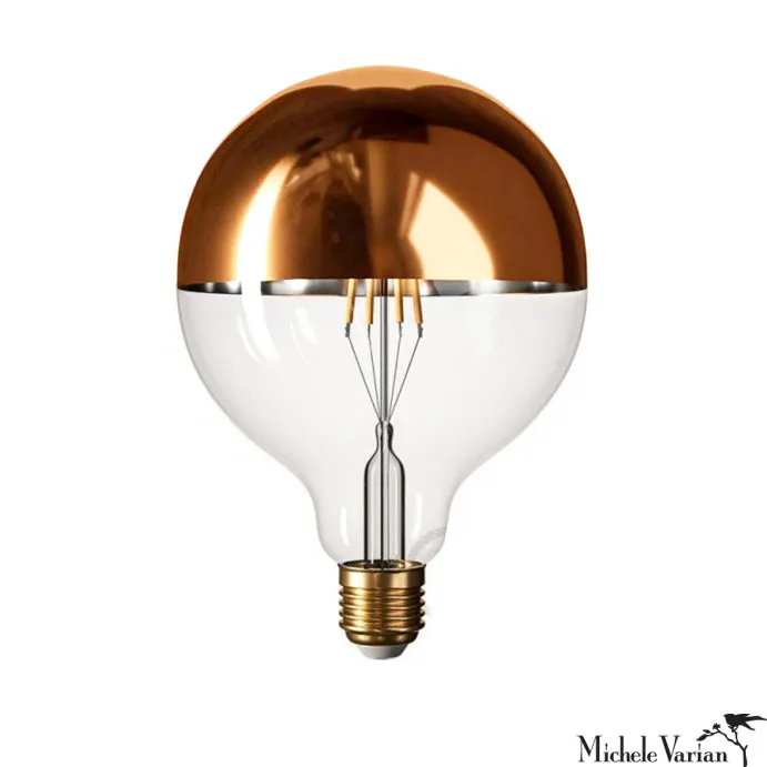 LED Bulb | E26 Base | G25 Copper Dipped | 8W | 2700k