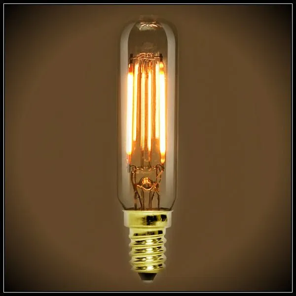 LED Filament Nostalgic Bulb - 160 Lumens - T6 Tubular - Amber