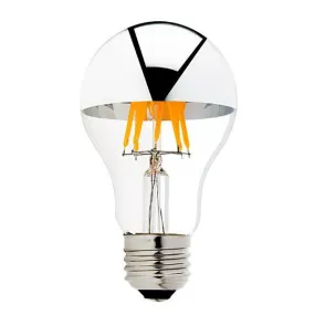 LED Silver Bowl Clear Light Bulb - A19 - 4 Watt