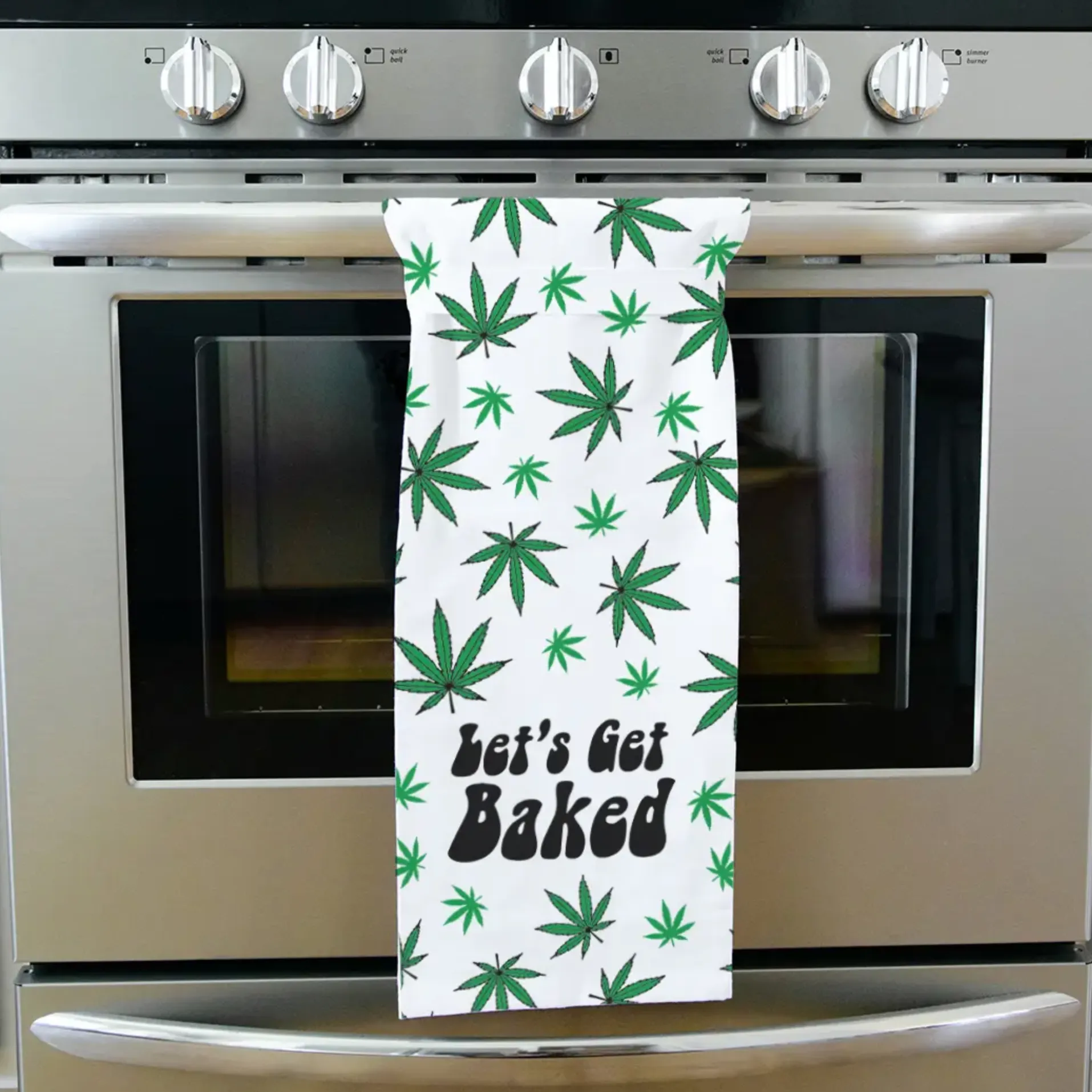 Let's Get Baked Tea Towel