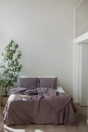 Linen Bedding Set Dusty Lavender