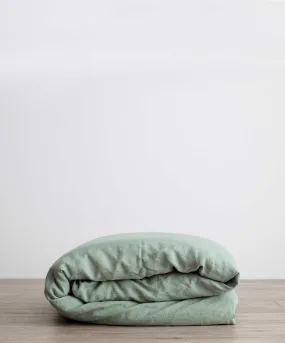 Linen Duvet Cover - Sage