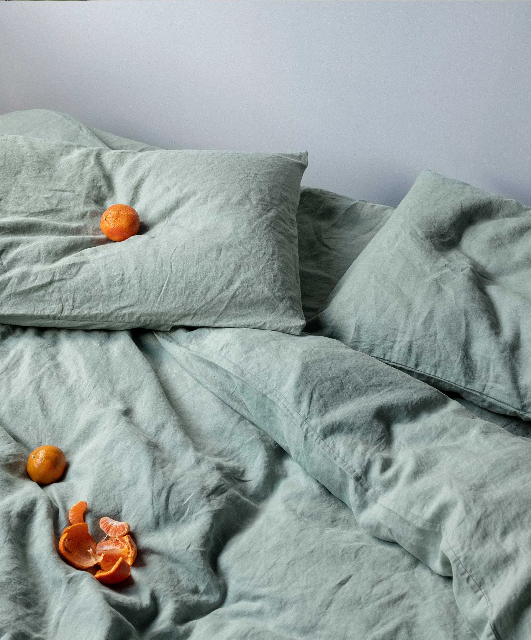 Linen Duvet Cover - Sage