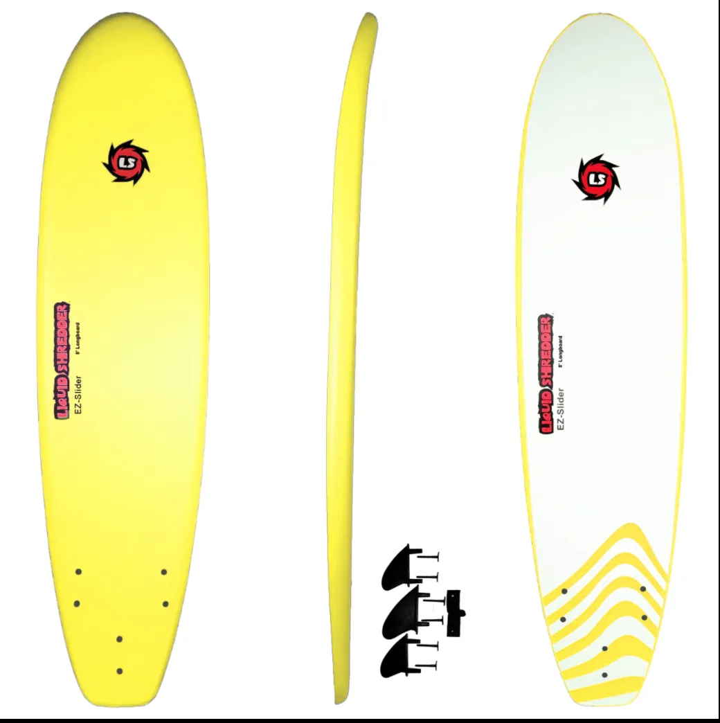 Liquid Shredder 8' EZ-Slider Foam Soft Surfboard